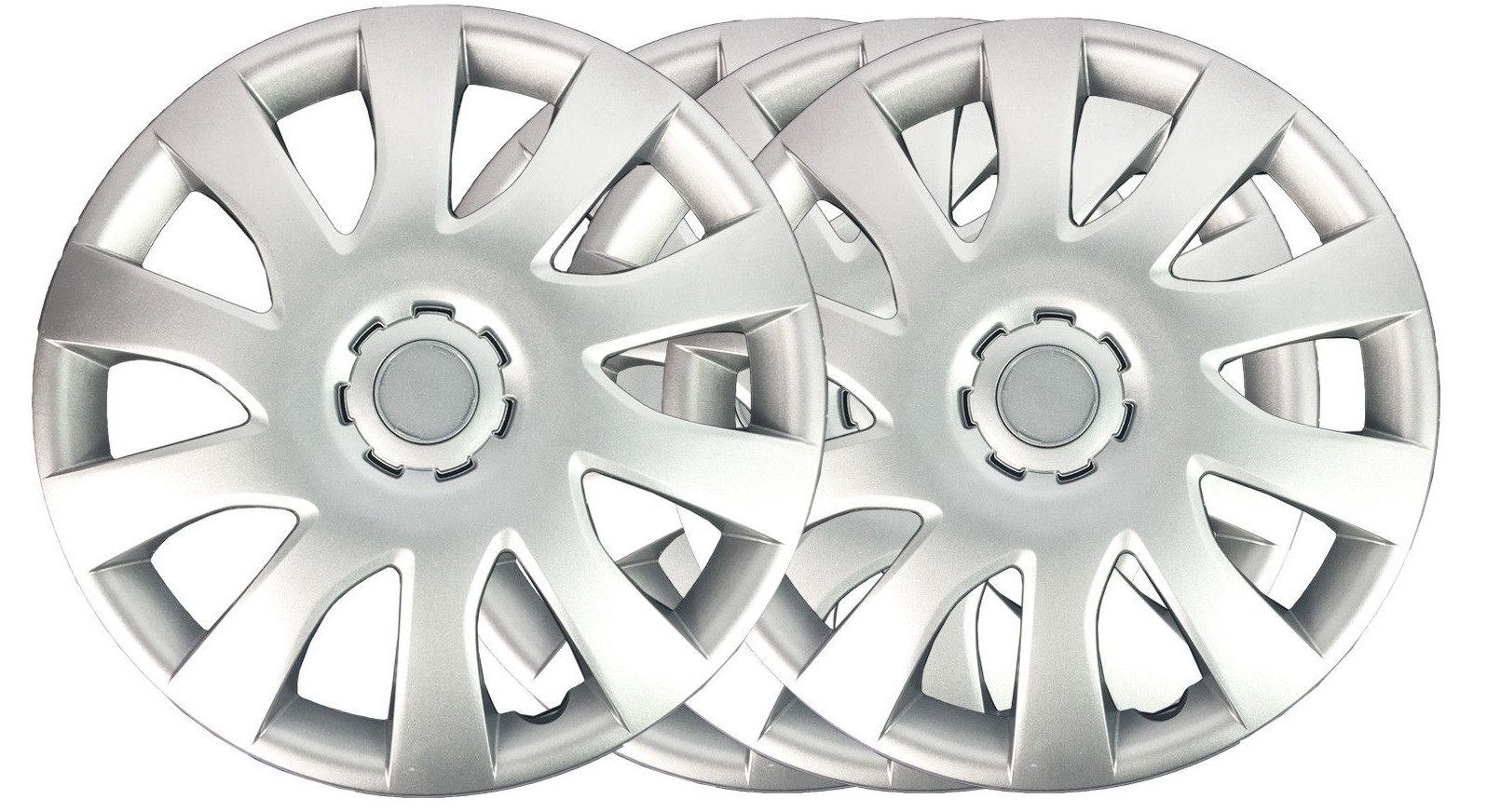 thumbnail interactive-video image 1 of Acorn 16" Wheel Trims – Set Of 4 – Fits Renault Traffic Van 2001-2018, Silver, UK Made 1 of 5